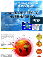 GEI principales causantes del efecto invernadero