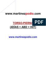 Rutina TORSO-PIERNA (4D ABD+HIIT)
