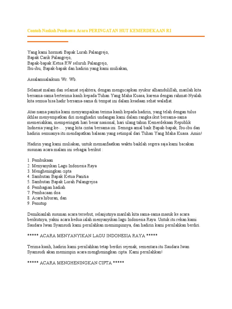 Kumpulan Mc Acara Ulang Tahun Bahasa Sunda Kumpulan Contoh Teks Mc