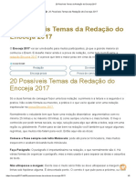 20 Possíveis Temas da Redação do Encceja 2017.pdf