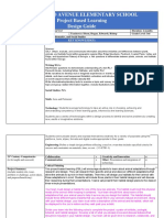 Unit 1-3rd Grade 2018-2019 PBL Template