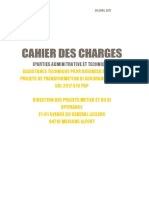 Cahier Des Charges: (Parties Adminitrative Et Technique)