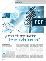 Por Qué La Privatización Tiene Mala Prensa