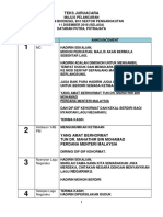 Teks Juruacara Program Pelancaran Biodiesel b10