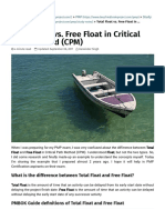 Total Float vs. Free Float in Critical Path Method (CPM) - PMP, PMI-ACP, CAPM Exam Prep