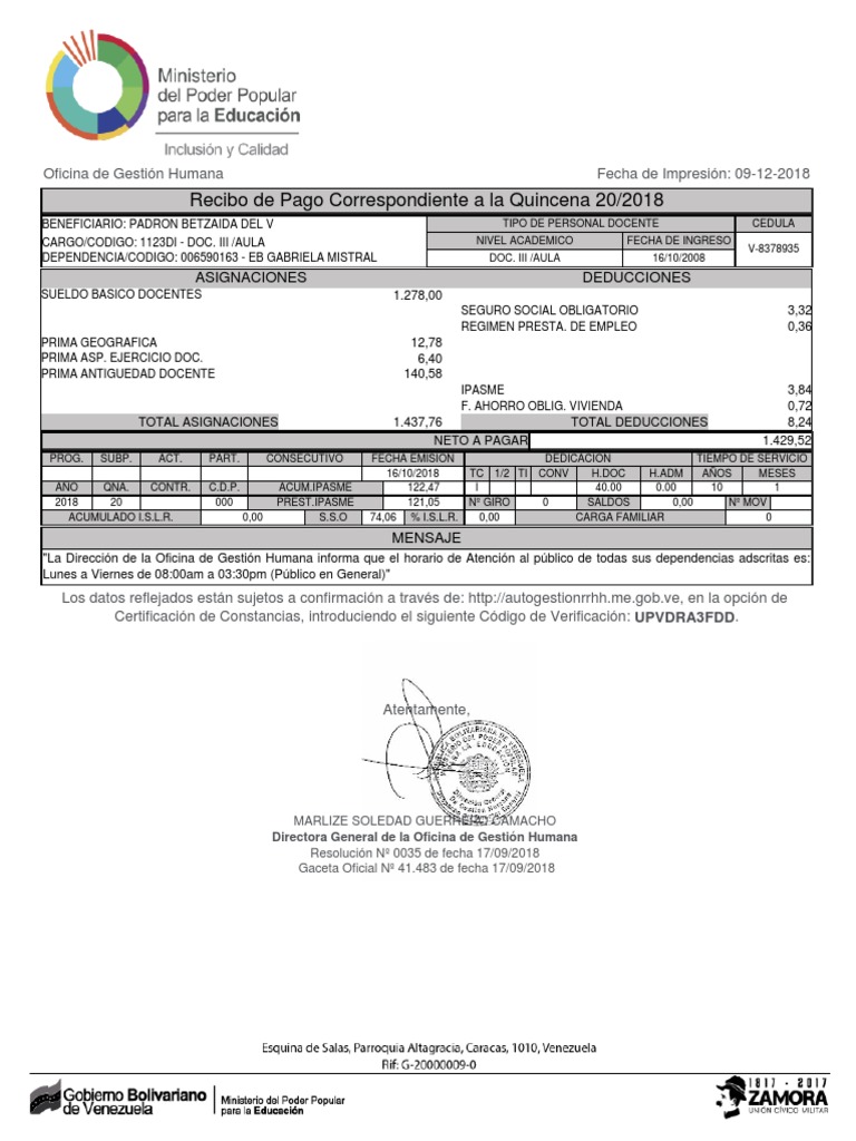 Recibo de Pago de 8378935 | Business | Prueba gratuita de 30 días | Scribd