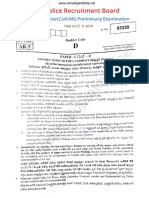 Ap Police Si Prelims2016 Civil Arithmeticquestionpaperd PDF