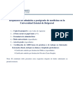 06 Requisitos para Postgrados Medicos