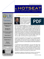 Hotseat!: Orthodontic Department Newsletter!