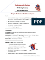 Cardiovascular Short Notes Review 1