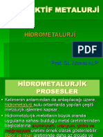 Hidrometalurjik Prosesler PDF