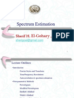 Lecture 6 - Spectrum Estimation PDF