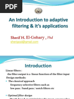Lecture 4 Adaptive Filter SV