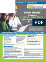 Course Planner Class-Xi - Vipul (06Jb) Class-Xi - Vipul (06Jb)