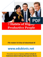Habits of Highly Productive People