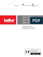 Baltur - Manual de Usuario Quemadores de Gas de Dos Etapas TBG-120P-150P-210P