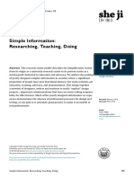 Simple Information: Researching, Teaching, Doing