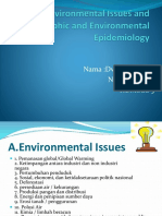 Environmental Issues and Geographic and Environmental Epidemiology
