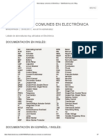 Abreviaturas Comunes en Electrónica - TallerElectronica - Com - Blog
