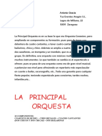 Hoja Informativa La Principal Orquesta