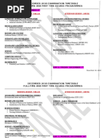December 2018 Timetable (2)