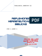 Arie C. Leder v. - Reflexiones Hermeneuticas & Biblicas
