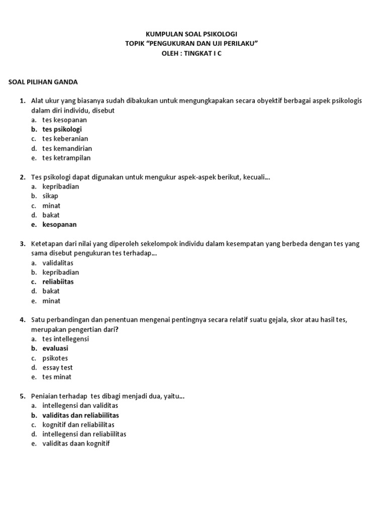 Contoh Soal Tes Diagnostik Siswa Sd