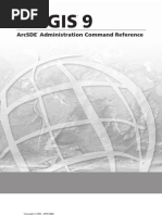 ArcSDE® Administration Command Reference