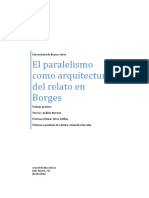 El Paralelismo Como Arquitectura Del Relato en Borges