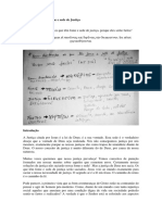 Os Que Têm Fome e Sede de Justiça 