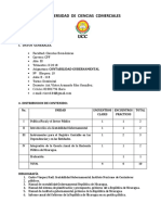 Syllabus Contabilidad Gubernamental - Dominical