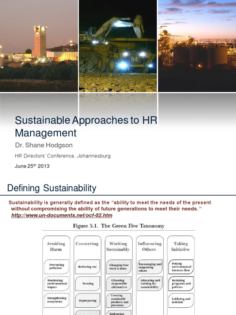 Sustainable HR Management Strategies | PDF | Human Resources ...