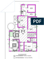 Double: Existing Residence - 70.2 M2 (755.63 SFT) PROPOSED RESIDENCE - 71.01 M2 (764.35 SFT) Plan Ground Floor