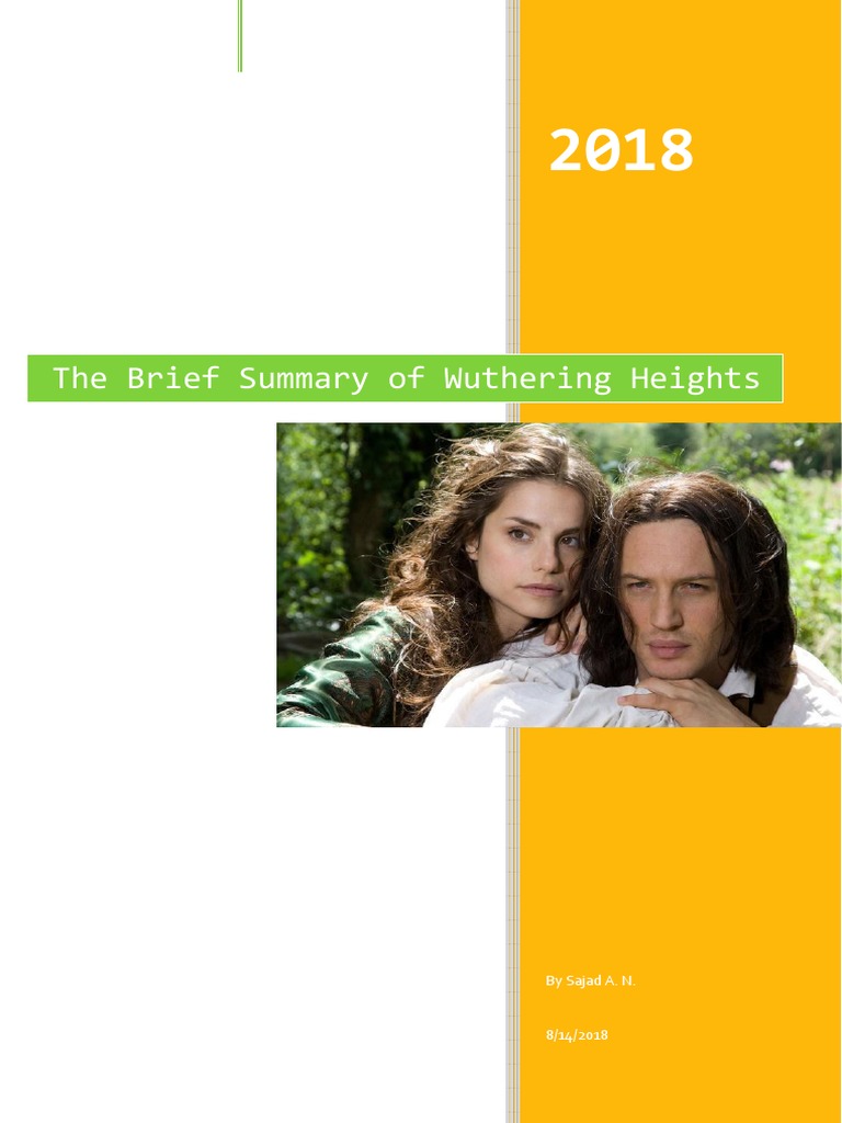 The Brief Summary of Wuthering Heights by Sajad A. N PDF Wuthering