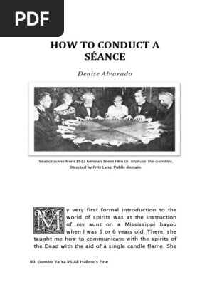 How to Conduct a Seance