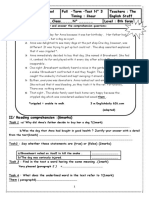 Ibn Khouldoun Prep School Full-Term Test