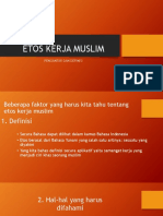 Etos Kerja Muslim