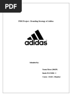 PBM Project: Branding Strategy of Adidas: Submitted by