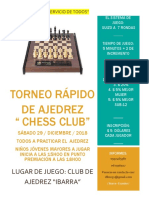 Torneo Rapido de Ajedrez 2018