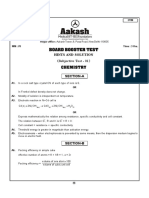 BB Chemistry SubjectiveTest-01 Solution