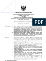Peraturan Daerah Propinsi Jawa Timur No.1 Tahun 2005 Tentang Pengendalian Usaha Pertambangan Bahan Galian Golongan C Pada Wilayah Sungai