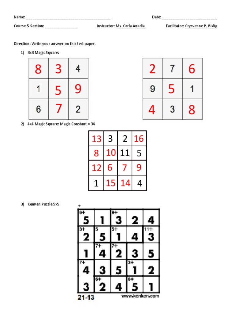 Answer Key Quiz | PDF