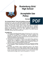 RGHS Acceptable Use Policy Learmers Dec 2015 PDF