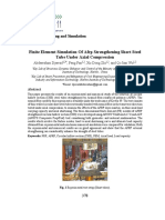 Finite Element Simulation of Afrp Strengthening Short Steel Tube Under Axial Compression