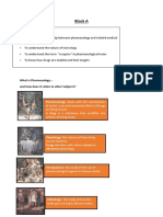 Block A: What Is Pharmacology - and How Does It Relate To Other Subjects?