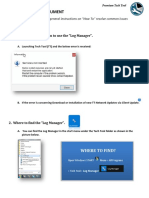 Log Manager Instructions