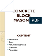 Concrete Block Masonry