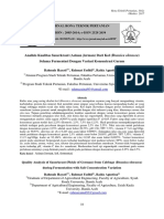 Analisis Kualitas Sauerkraut (Asinan Jerman) Dari Kol (Brassica Oleracea) Selama Fermentasi Dengan Variasi Konsentrasi Garam