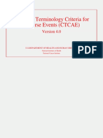 Common Terminology Criteria For Adverse Events (CTCAE) : U.S.Department of Health and Human Services