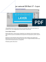 20 Hari Belajar Autocad 2D Hari 17